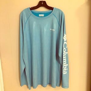🎣Blue Sheen Sport Long Sleeve Fishing Shirt